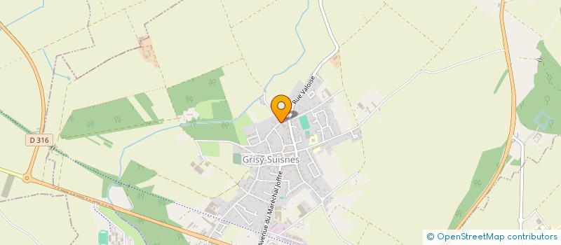 localisation de l'entreprise D.E. DUMAINE  GRISY-SUISNES