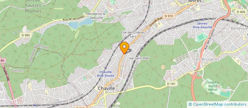 localisation de l'entreprise D E E P à CHAVILLE