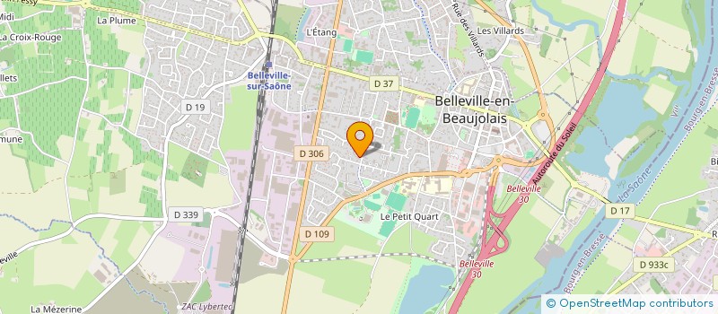 localisation de l'entreprise D.E.E.S à BELLEVILLE-EN-BEAUJOLAIS