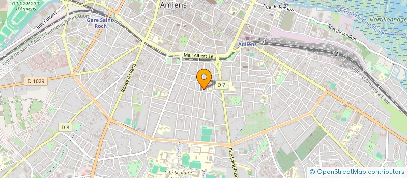 localisation de l'entreprise D.E ET 3  AMIENS