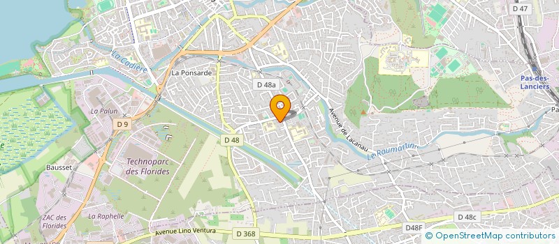 localisation de l'entreprise D.E.F à MARIGNANE