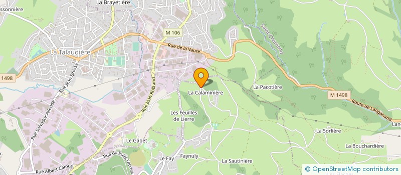 localisation de l'entreprise D E F G I B 3  SAINT-JEAN-BONNEFONDS