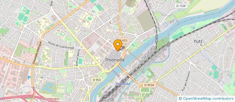 localisation de l'entreprise D.E.F.Y.  THIONVILLE