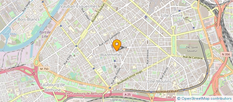 localisation de l'entreprise D.E.I à LILLE
