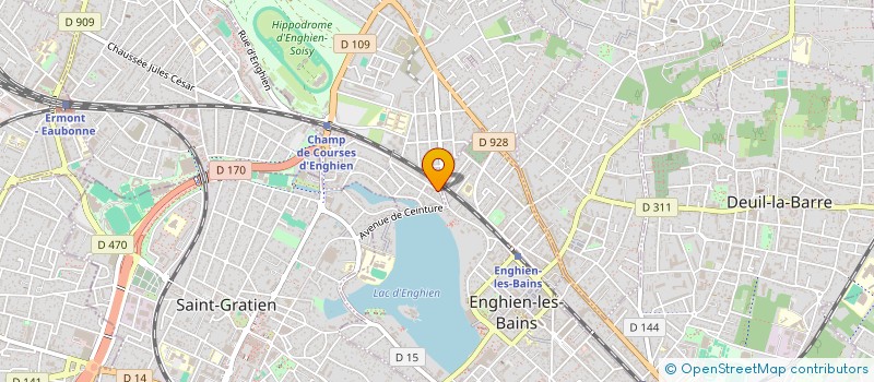 localisation de l'entreprise D.E INVEST  SOISY-SOUS-MONTMORENCY