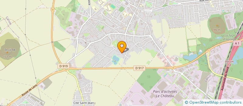 localisation de l'entreprise D.E.L  CARVIN