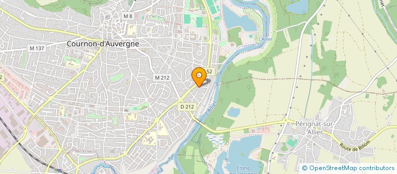 localisation de l'entreprise D.E.L PROGRAMMATION  COURNON-D'AUVERGNE