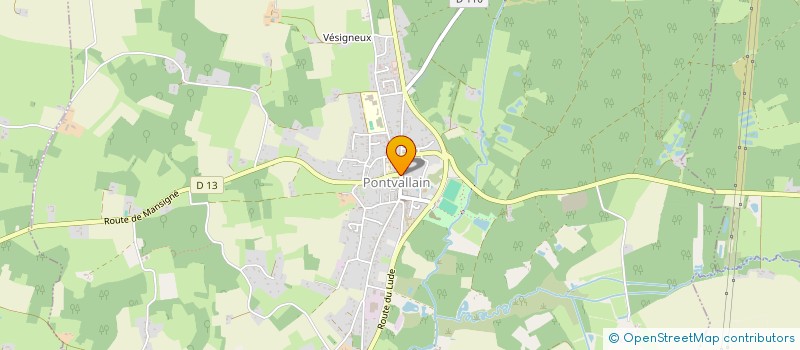 localisation de l'entreprise D.E.L.T.S  PONTVALLAIN