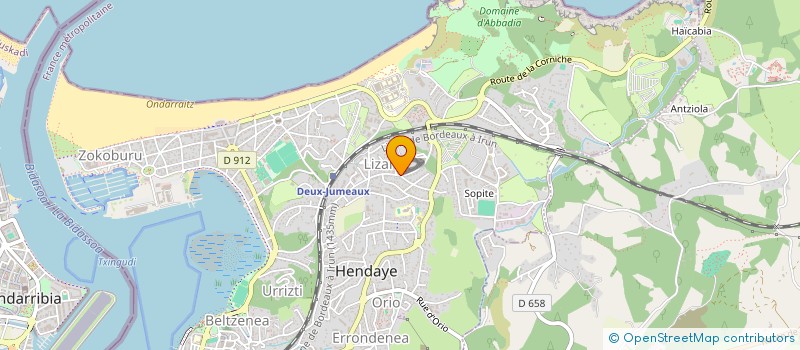 localisation de l'entreprise D.E.M. FRANCE à ANGLET