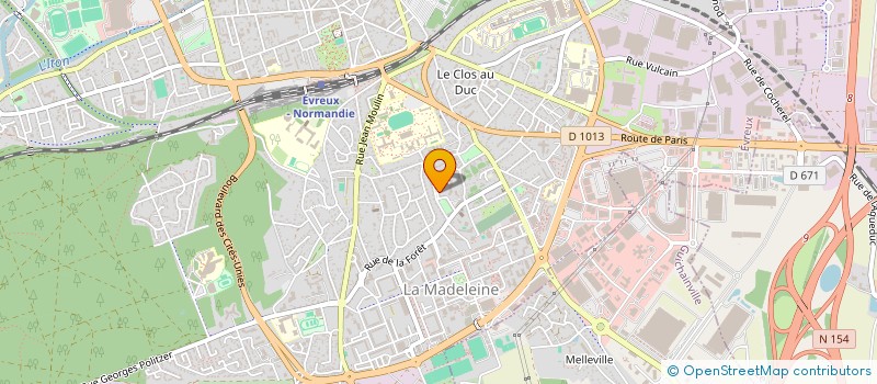 localisation de l'entreprise D E M I R  EVREUX