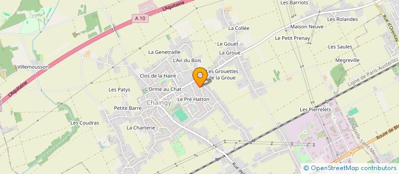 localisation de l'entreprise D.E.M.O. CONSTRUCTIONS à CHAINGY