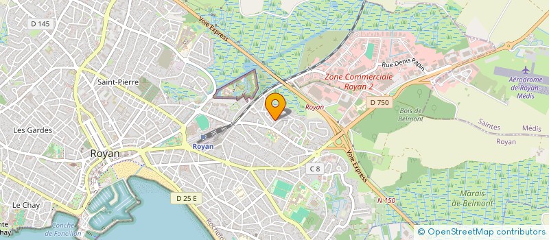 localisation de l'entreprise D.E.MARINE à SAINT-SULPICE-DE-ROYAN