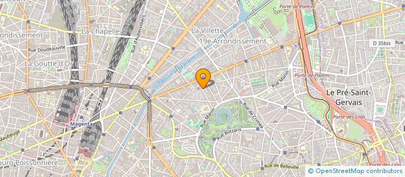 localisation de l'entreprise D.E.P  PARIS