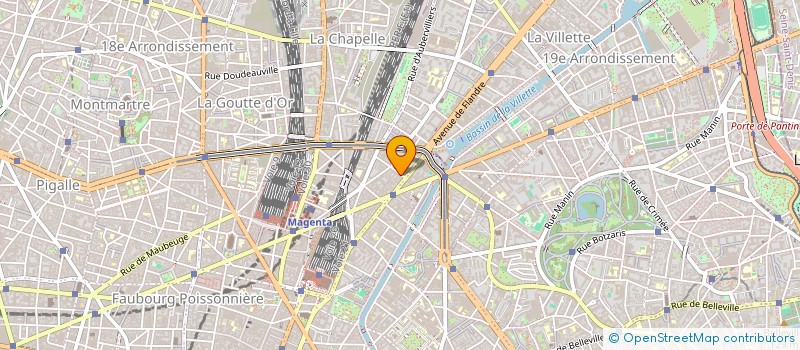 localisation de l'entreprise D E P à PARIS