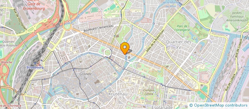 localisation de l'entreprise D.E.S.  STRASBOURG