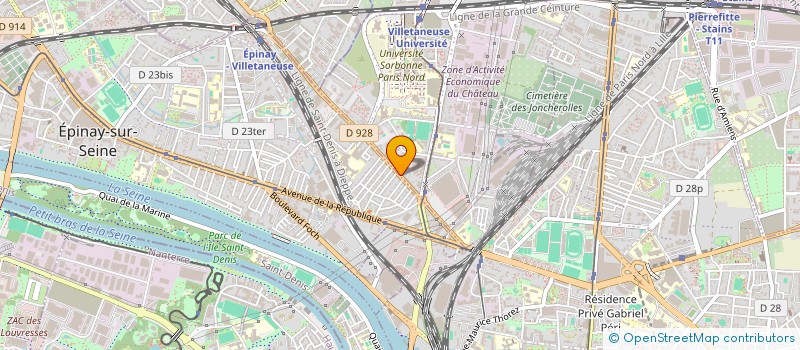 localisation de l'entreprise D.E.S  VILLETANEUSE