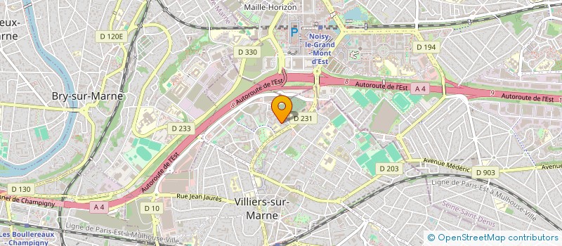 localisation de l'entreprise D.E.S à VILLIERS-SUR-MARNE