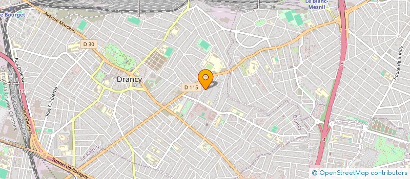 localisation de l'entreprise D.E.S à DRANCY