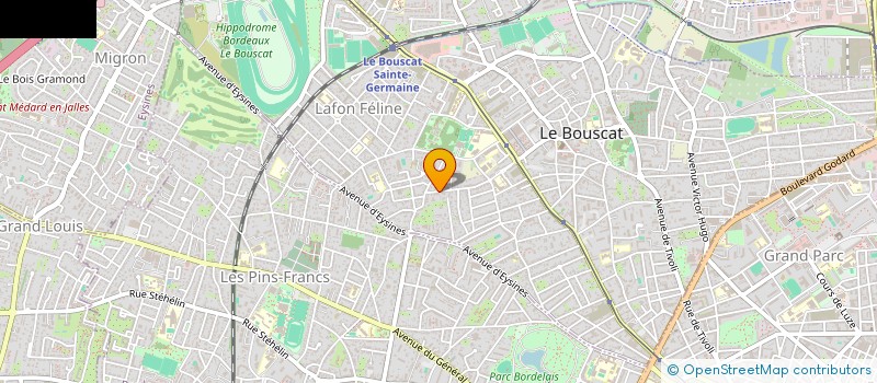 localisation de l'entreprise D.E.S à LE BOUSCAT