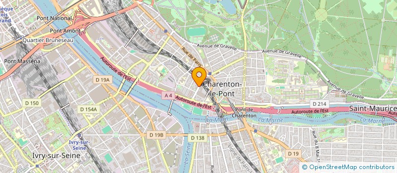 localisation de l'entreprise D.E.S.E.O à CHARENTON-LE-PONT