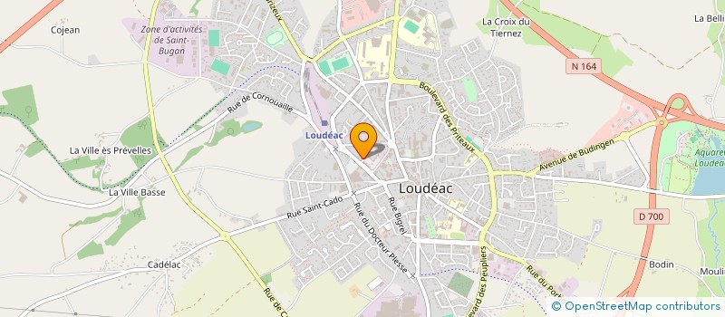 localisation de l'entreprise D.E.S. PARTICULIER à LOUDEAC