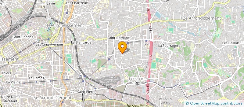 localisation de l'entreprise D.E.S. PEINTURE SARL à MARSEILLE