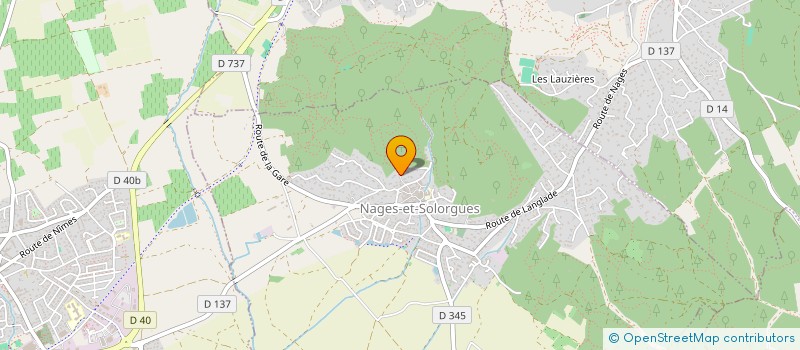 localisation de l'entreprise D.E. SERVICES à NAGES-ET-SOLORGUES