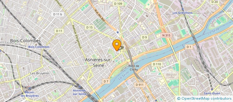 localisation de l'entreprise D'EBENE ET D'IVOIRE à ASNIERES-SUR-SEINE