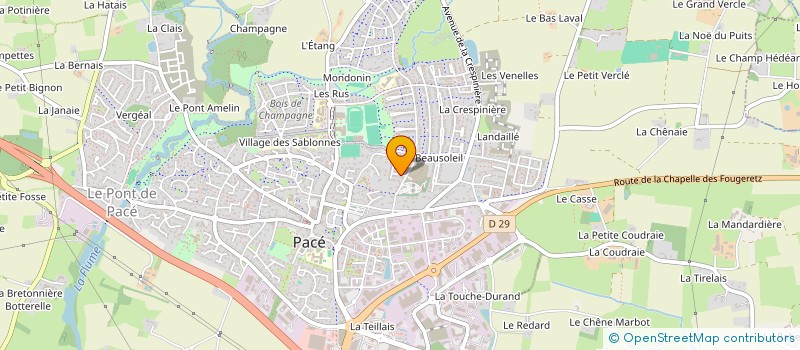 localisation de l'entreprise D'ECHANGE à PACE