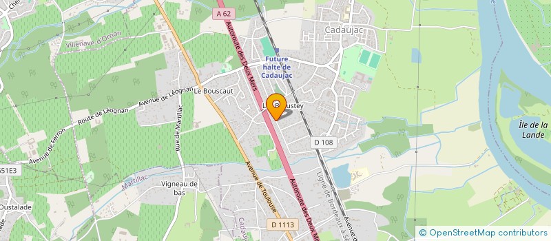 localisation de l'entreprise D'ECK  CADAUJAC