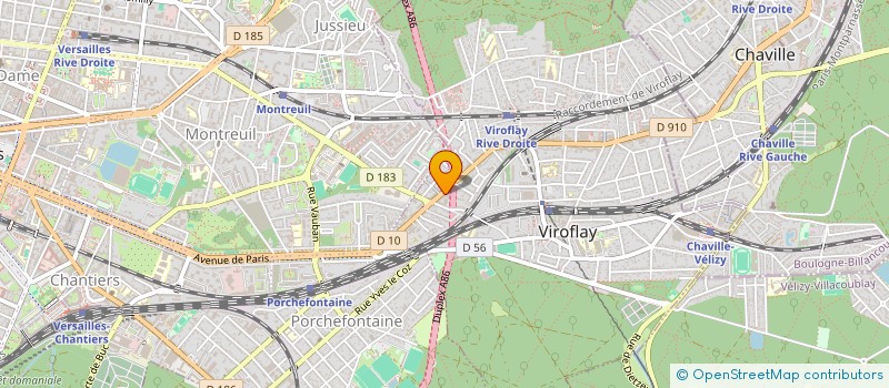 localisation de l'entreprise D'ECO OUEST  VIROFLAY