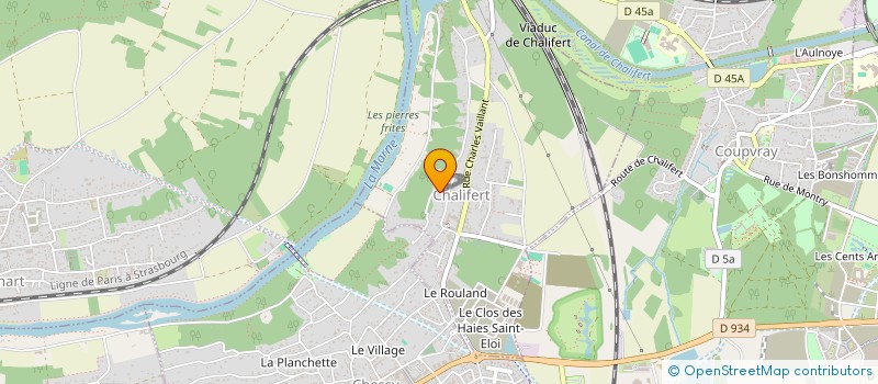 localisation de l'entreprise D'ECO-STRUCTURES à CHALIFERT