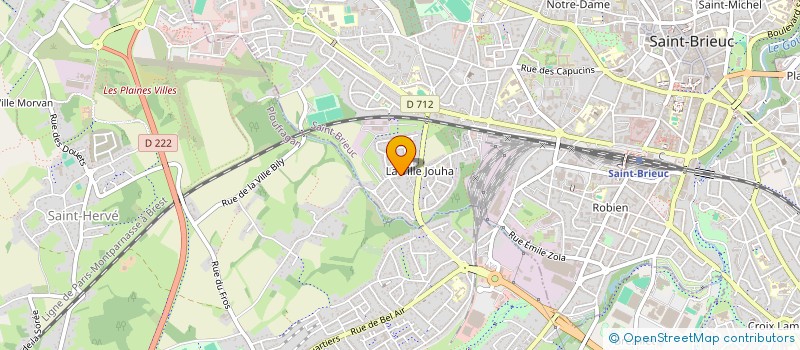 localisation de l'entreprise D'ECOLES VERS LE MONDE à SAINT-BRIEUC
