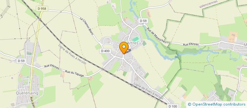 localisation de l'entreprise D'EDUCATION DE CULTURE ET LOISIRS POPULAIRE D'ARTRES  ARTRES