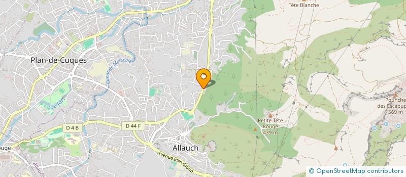 localisation de l'entreprise D'EICI D'EILA  ALLAUCH