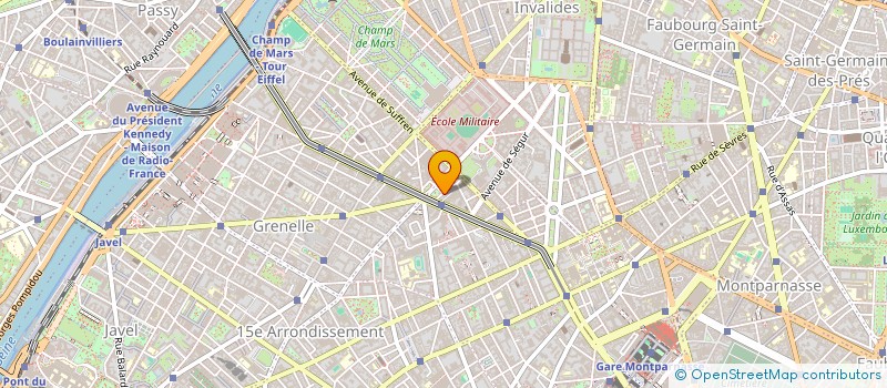 localisation de l'entreprise D. EL TAYEB FREMICOURT.  PARIS