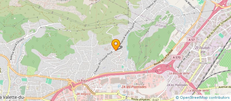 localisation de l'entreprise D'ELECTRO MECANIQUE APPLIQUEE A L'IMAGERIE à LA VALETTE-DU-VAR