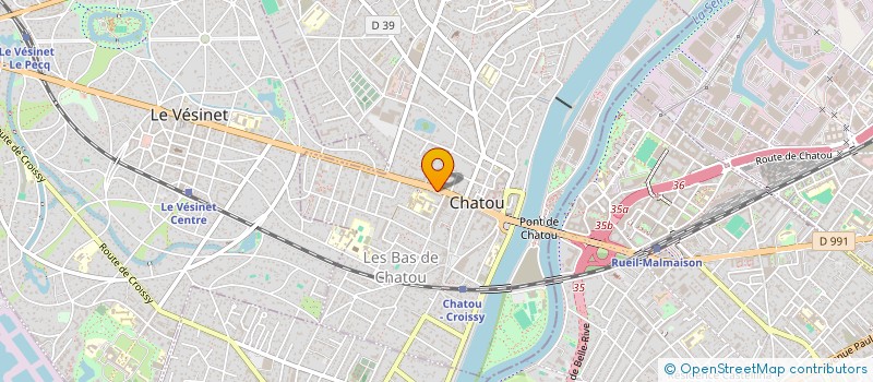 localisation de l'entreprise D'ELLYCIEUX à CHATOU