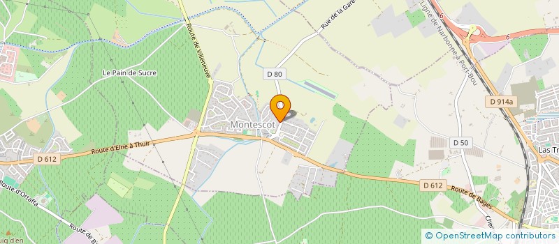 localisation de l'entreprise D'ELNE  ELNE