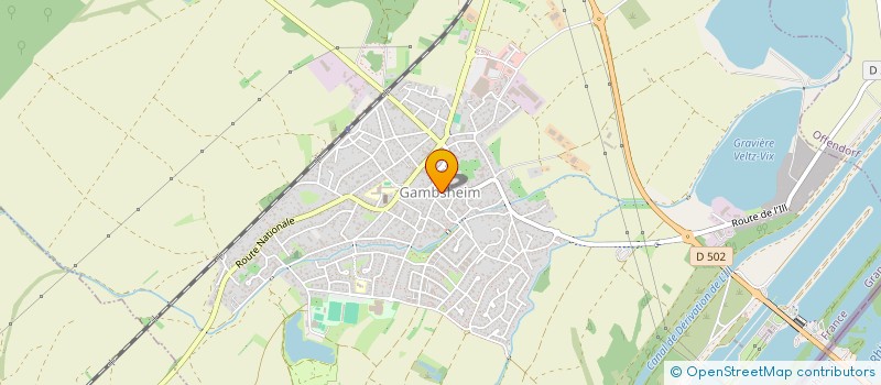 localisation de l'entreprise D'ELSASSER BUHN   GAMBSHEIM