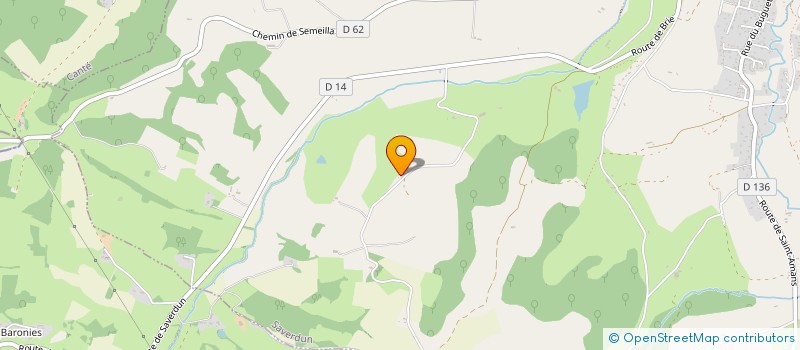 localisation de l'entreprise D'EMBOUT à SAVERDUN