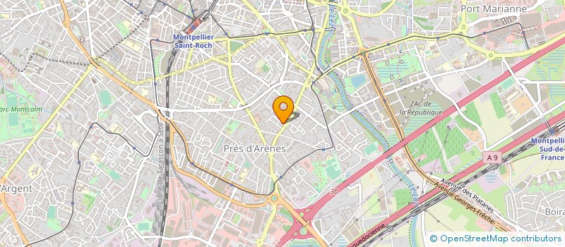 localisation de l'entreprise D ENTRAIDE ET DE RECLASSEMENT SOCIAL à MONTPELLIER