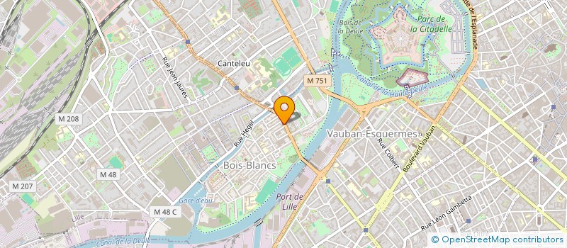 localisation de l'entreprise D'EQUILIBRE EN EQUILIBRE à LILLE