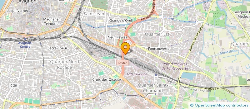 localisation de l'entreprise D'EQUIPEMENTS ELECTRIQUES RIFFAULT à AVIGNON