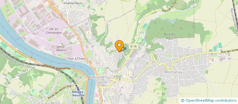 localisation de l'entreprise D'ERA DESIGN BTP  NEUVILLE-SUR-SAONE