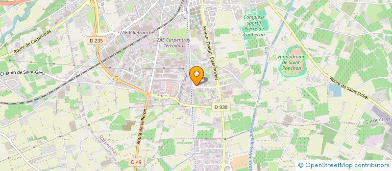 localisation de l'entreprise D'ERCOLE  CARPENTRAS