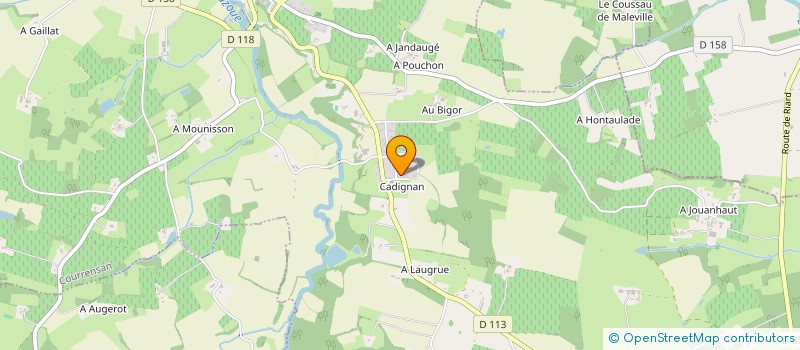 localisation de l'entreprise D'ESPIET  GONDRIN