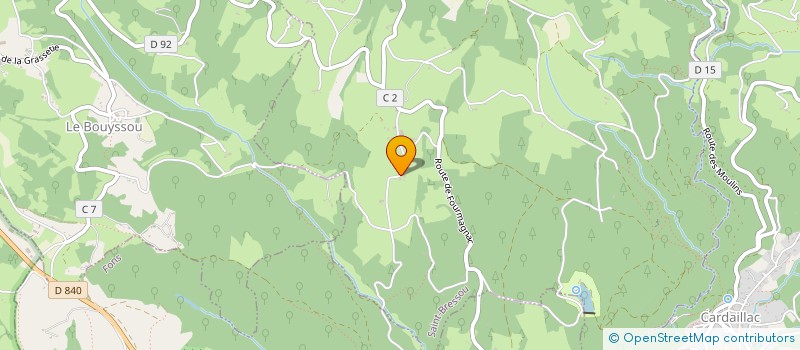 localisation de l'entreprise D'ESPINADET  SAINT-BRESSOU