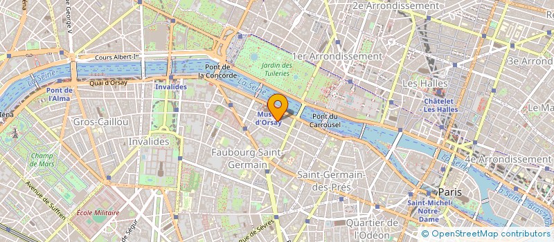 localisation de l'entreprise D ET B COMMUNICATION  PARIS