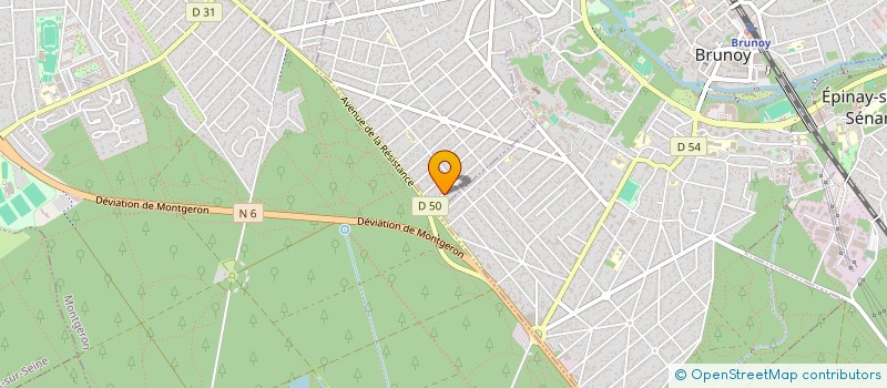 localisation de l'entreprise D.ET COMPAGNIE  YERRES